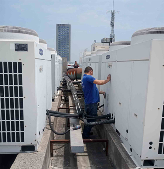 石拐中央空调制热和不制冷系统维修方法